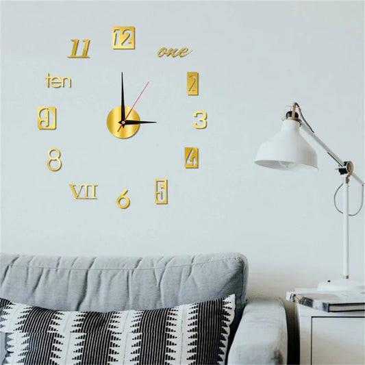 Modern Acrylic 3D Glow Wall Clock
