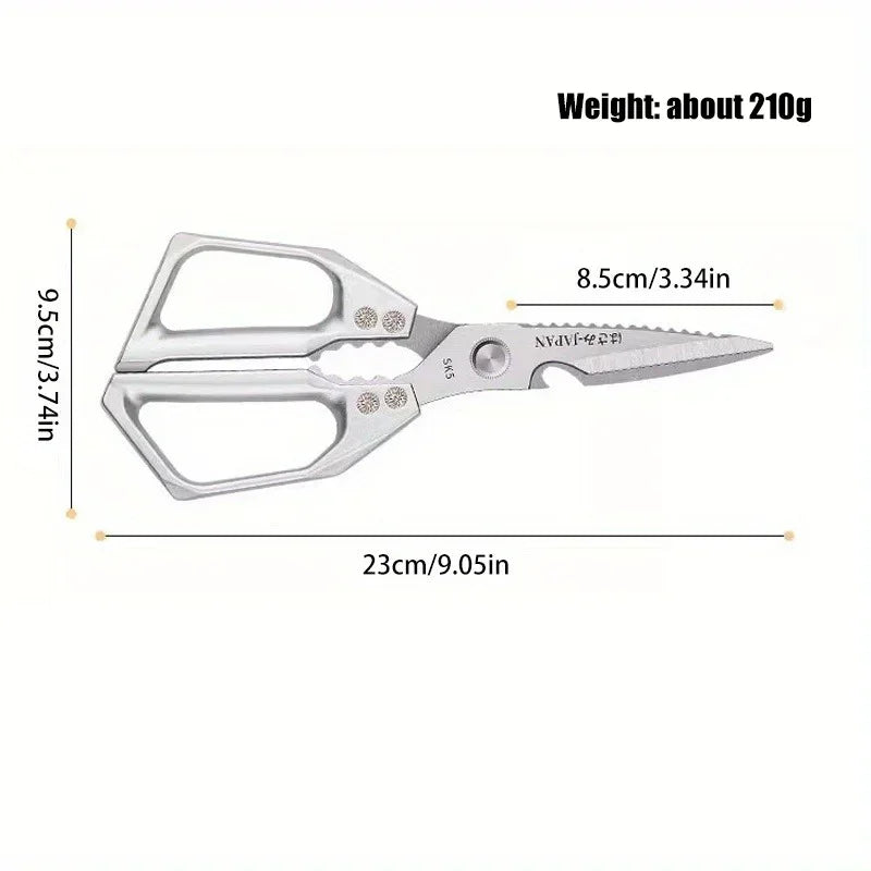 Heavy Duty Kitchen Shears with Bone Cutter & Scraper