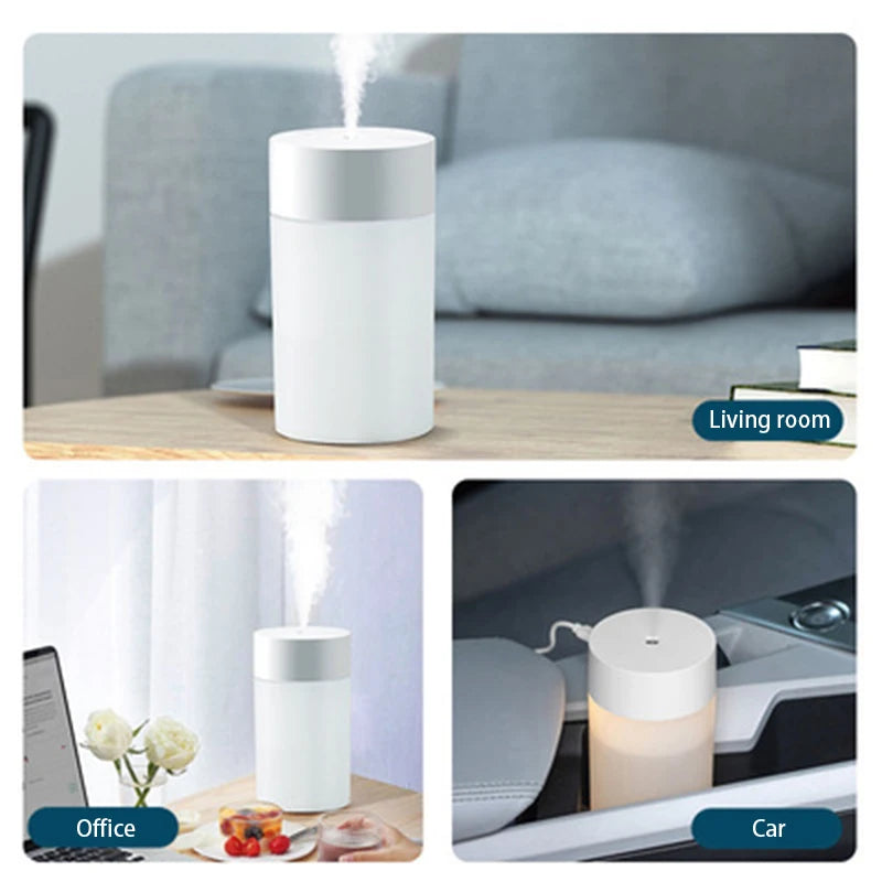 USB Mini Air Humidifier & Aroma Diffuser with LED