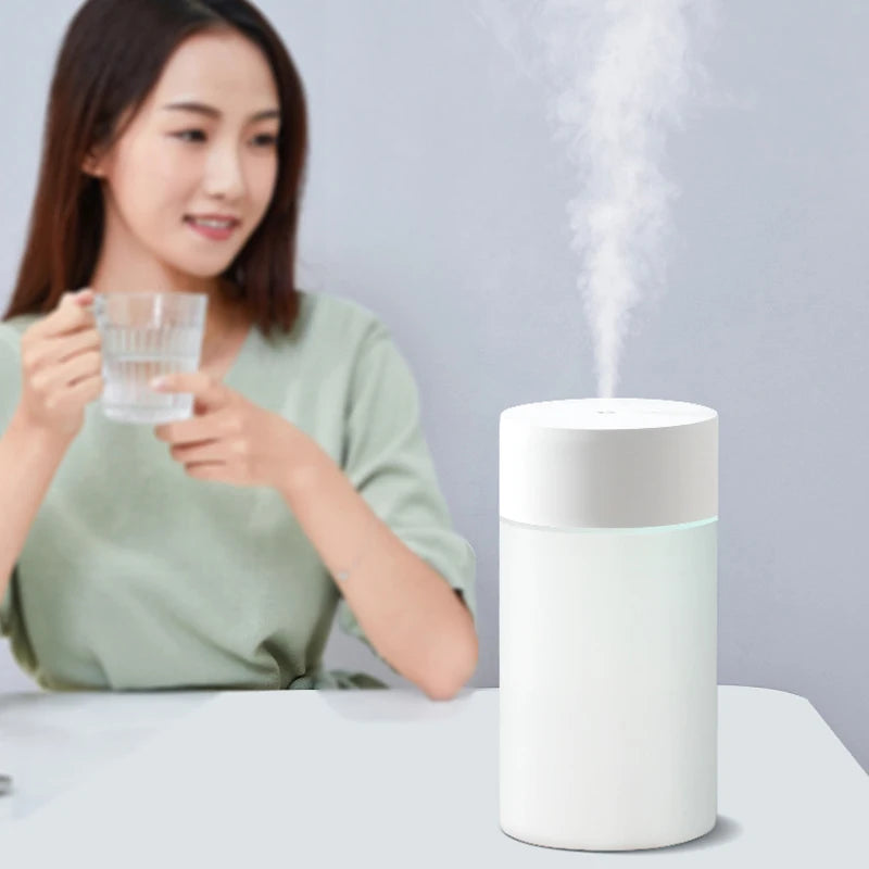 USB Mini Air Humidifier & Aroma Diffuser with LED