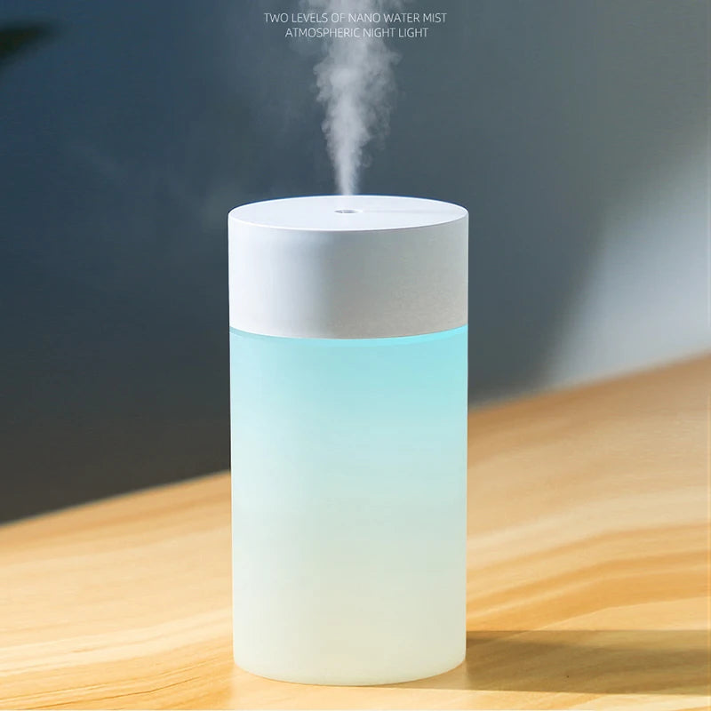 USB Mini Air Humidifier & Aroma Diffuser with LED
