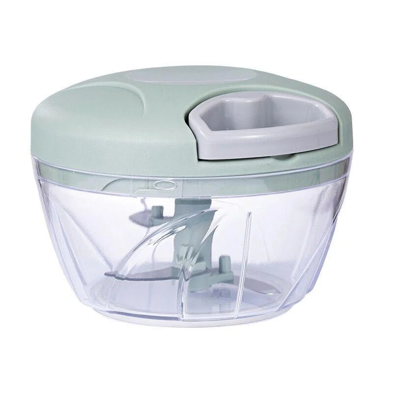 Manual Meat Mincer & Garlic Chopper with Rotating Crusher