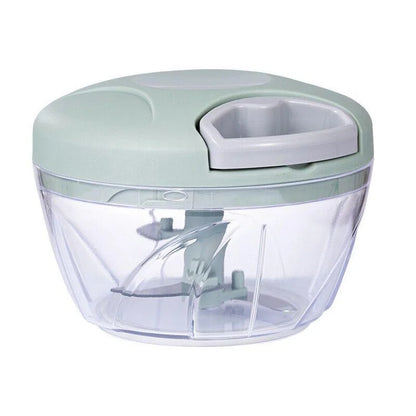 Manual Meat Mincer & Garlic Chopper with Rotating Crusher