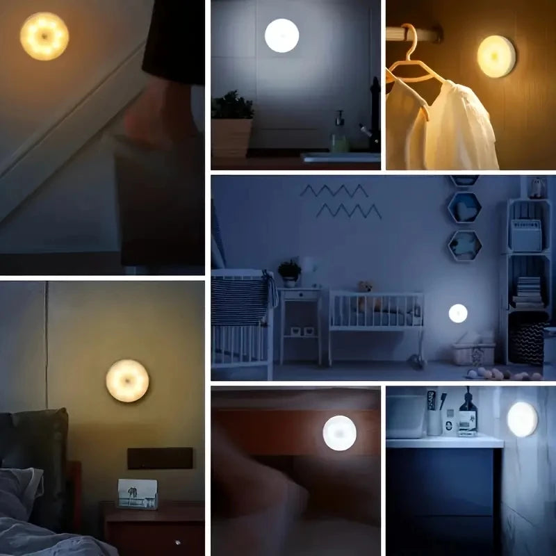 Motion Sensor LED Night Light for Bedroom & Stairs