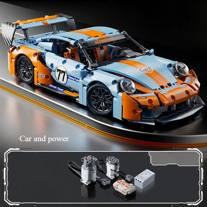 Technical Racing Sport Car Building Blocks