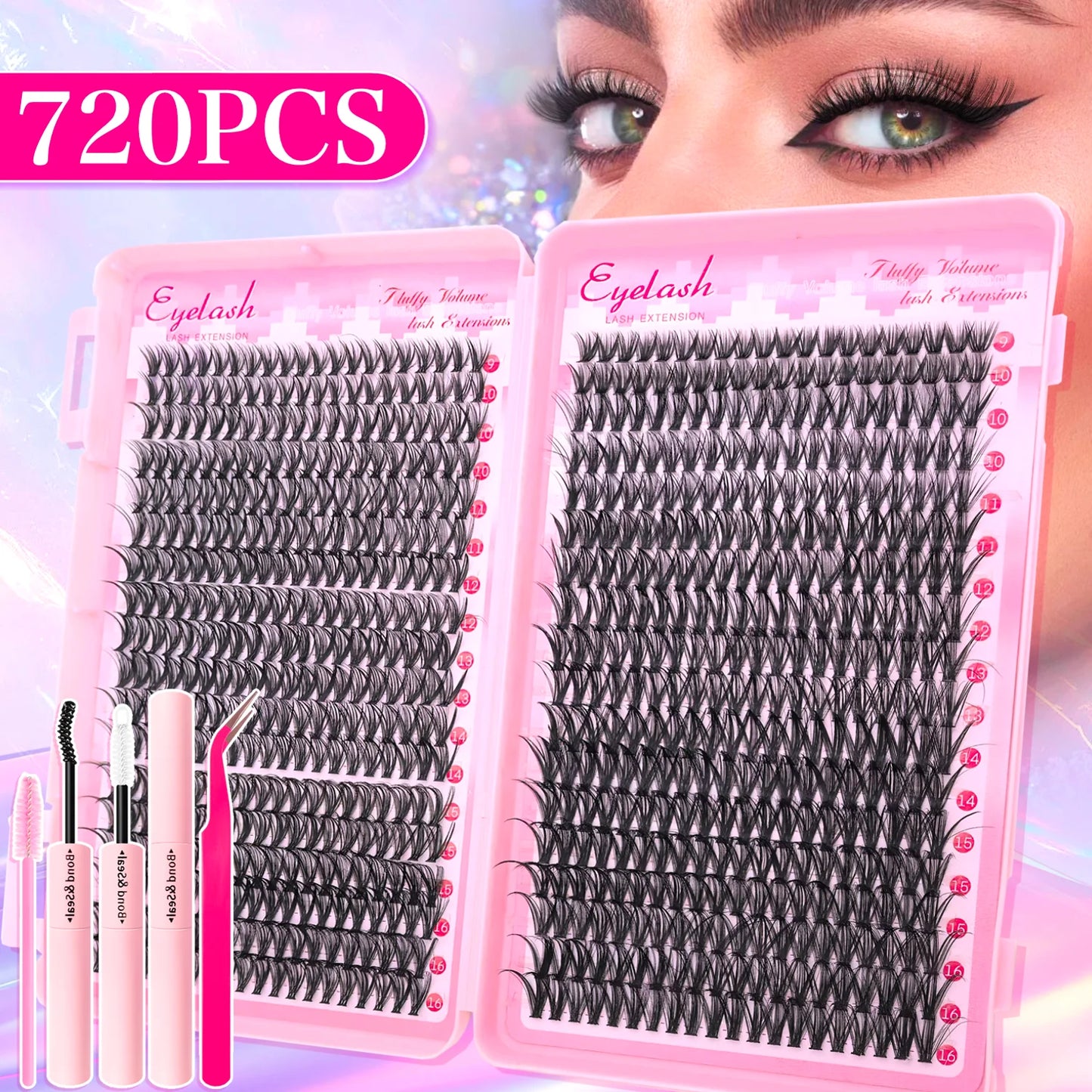 eyelash Extension Kit Fluffy Eyelash