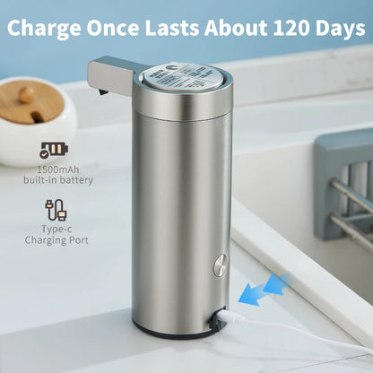 Automatic Touchless Soap Dispenser 270ML Stainless Steel