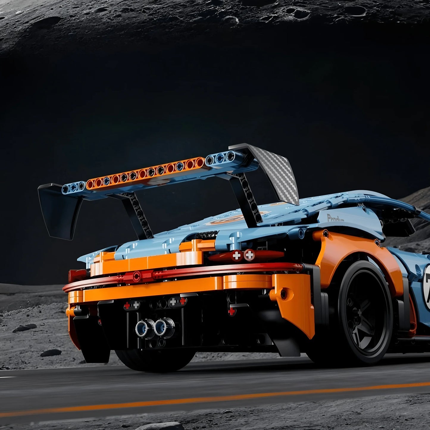Technical Racing Sport Car Building Blocks