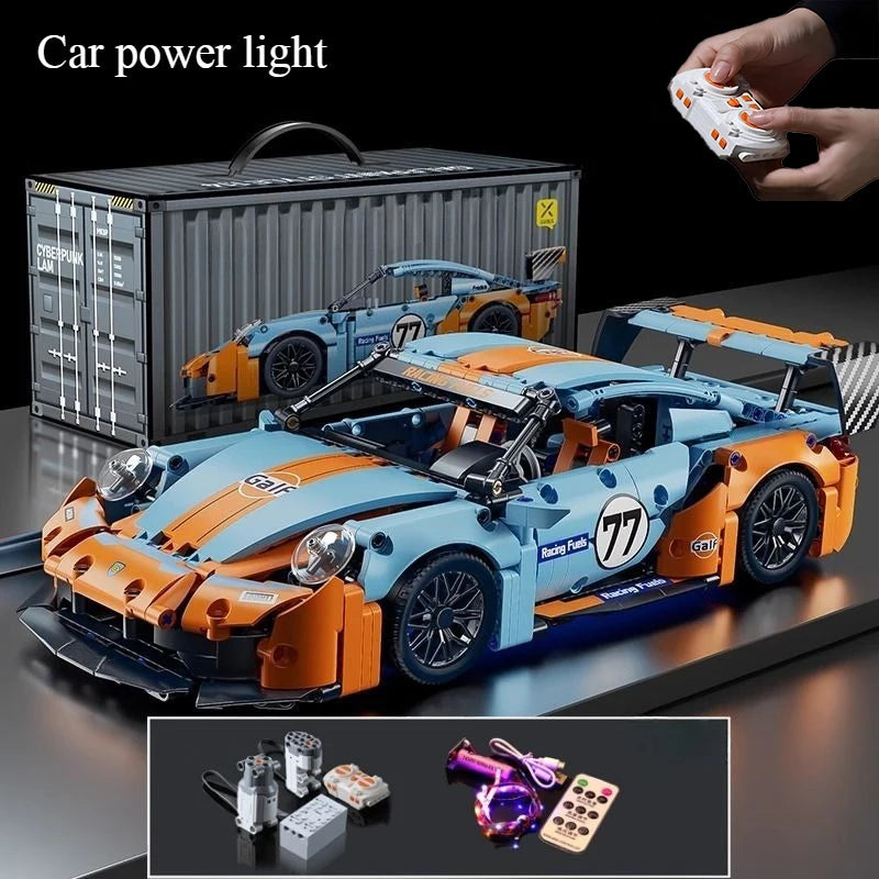 Technical Racing Sport Car Building Blocks