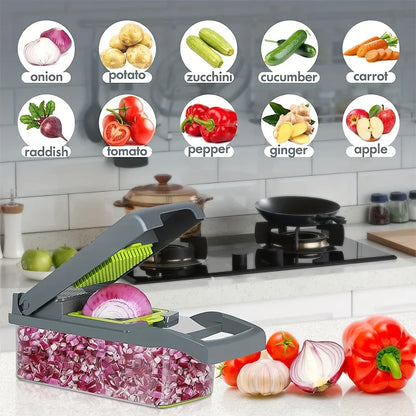 Multi-function Vegetable Chopper Slicer & Dicer Set