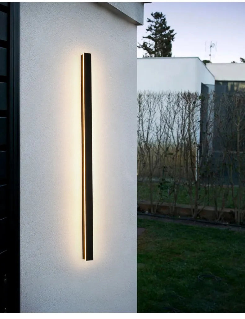 LED strip background wall lamp