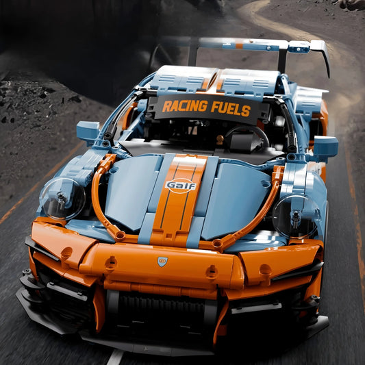 Technical Racing Sport Car Building Blocks