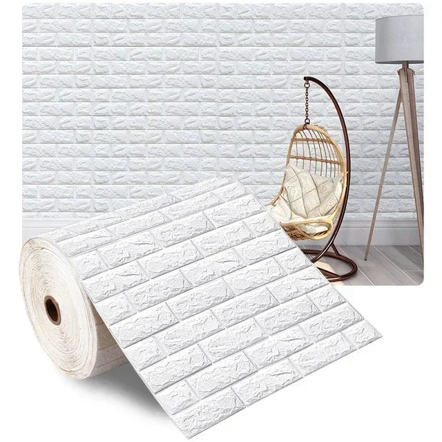 Self-Adhesive 3D Brick Wallpaper Panels
