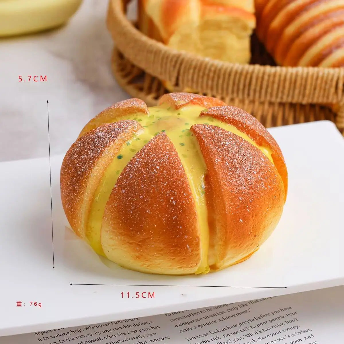 Bread Squishy Fidget Toy