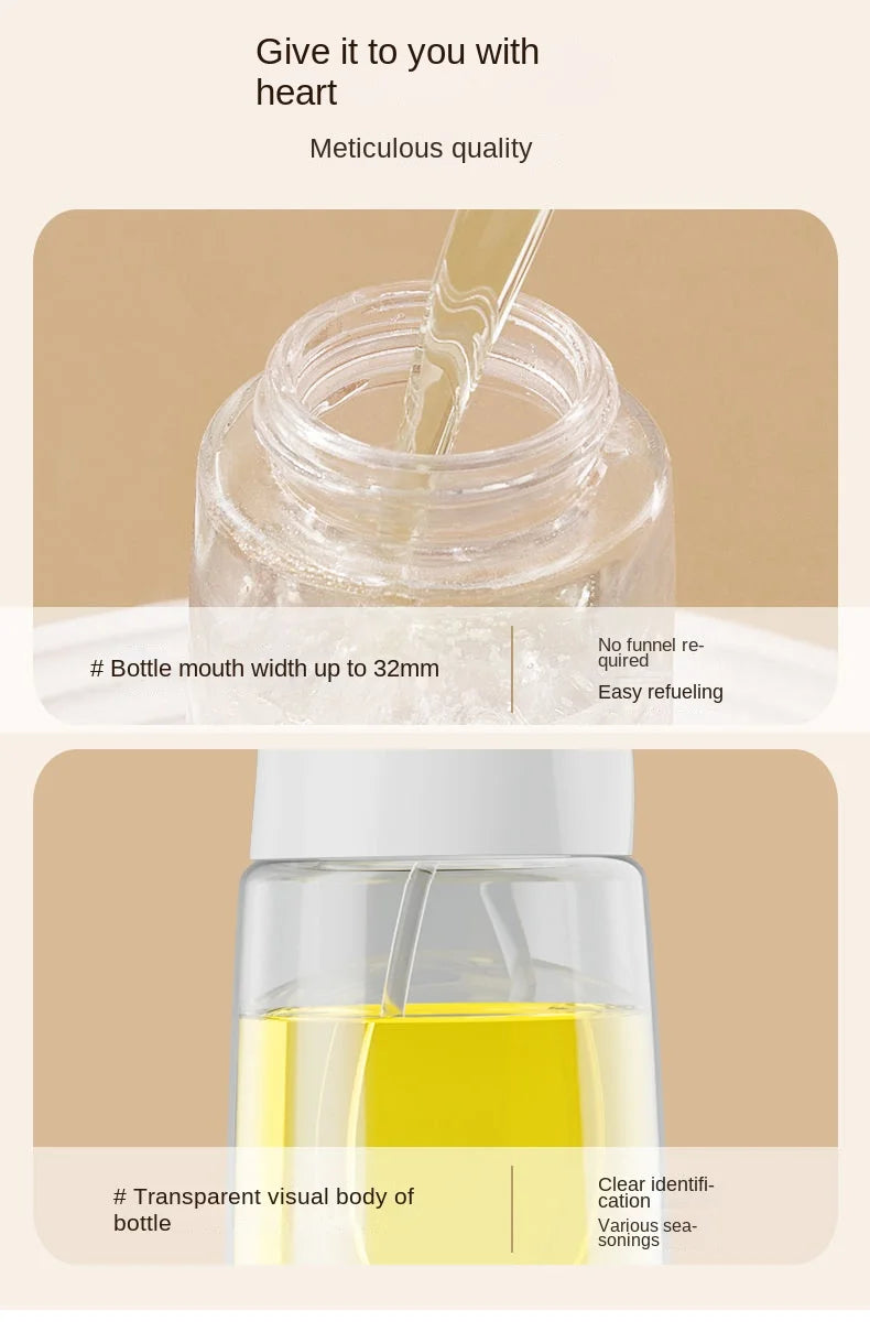 Refillable Olive Oil Mist Sprayer for Air Fryer & Cooking