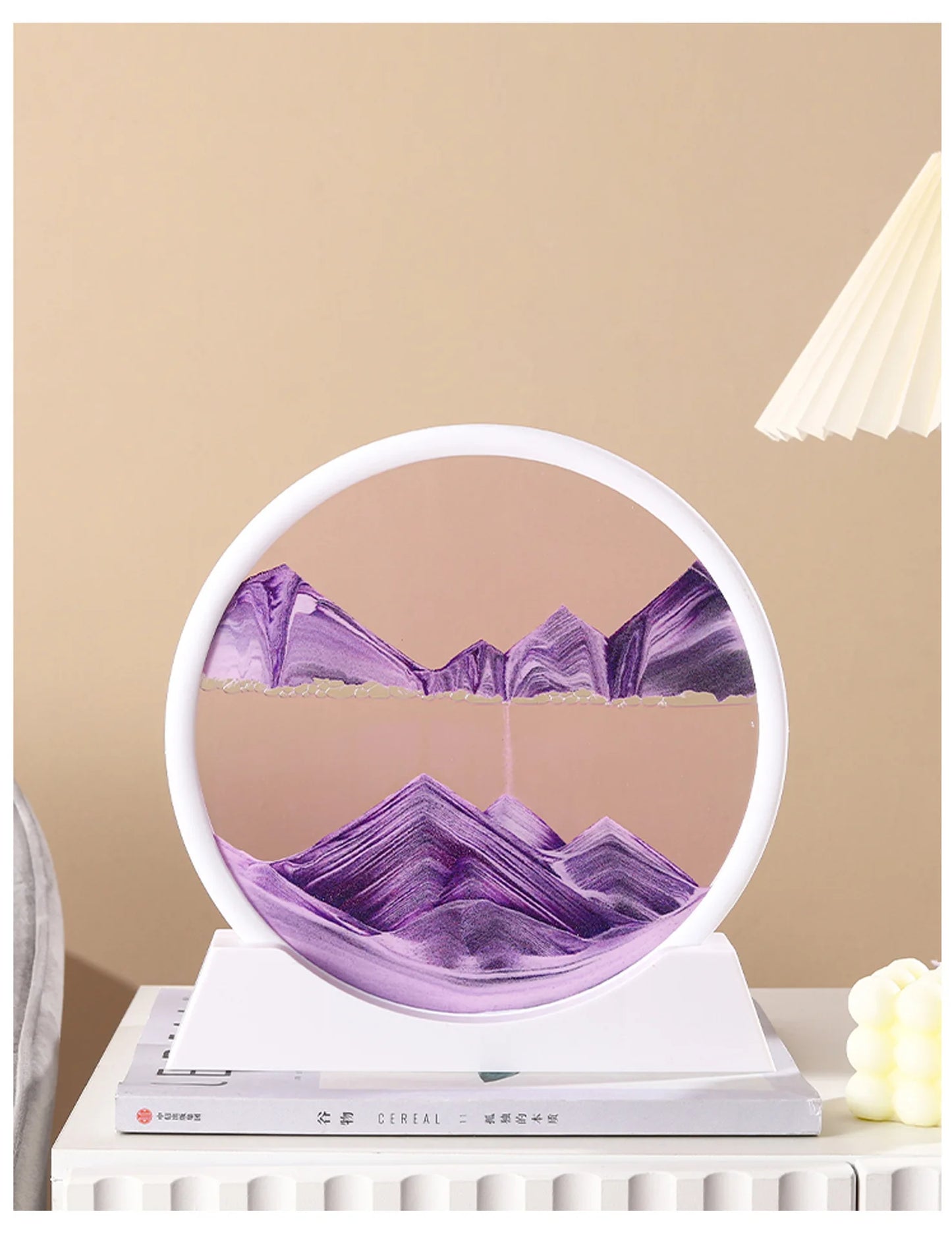 Deep Sea Moving Sand Art Glass Picture