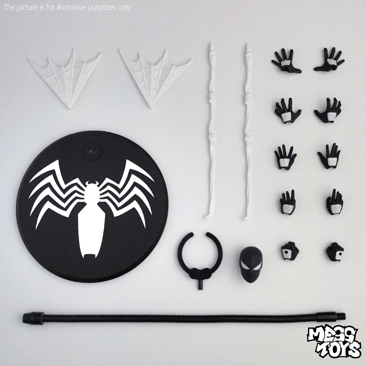 Spiderman Figure Black Suit Action Figure