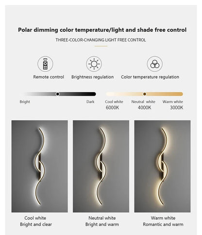 Modern Dimmable LED Bar Wall Lamp
