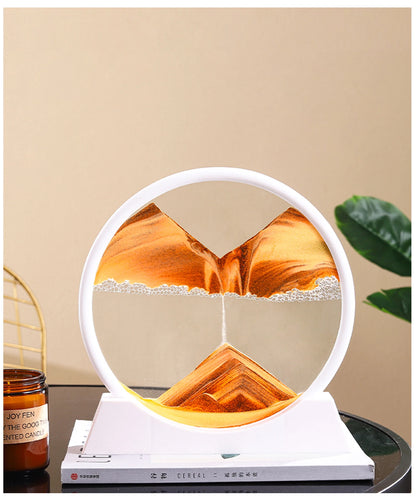 Deep Sea Moving Sand Art Glass Picture