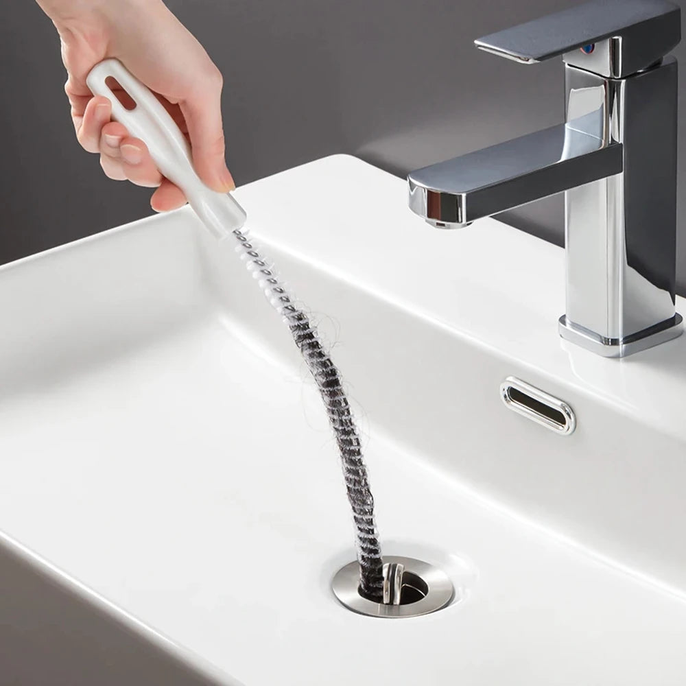 Flexible Drain Clog Remover & Sink Cleaning Brush