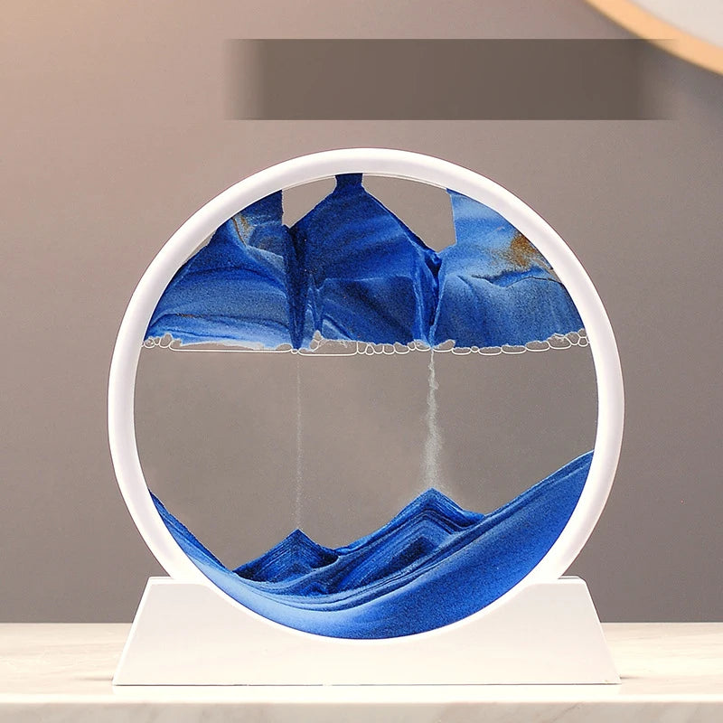 Deep Sea Moving Sand Art Glass Picture