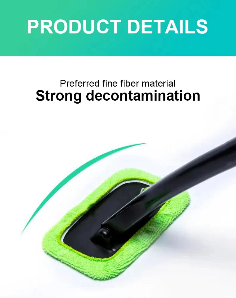 Interior Windshield Cleaning Brush Kit