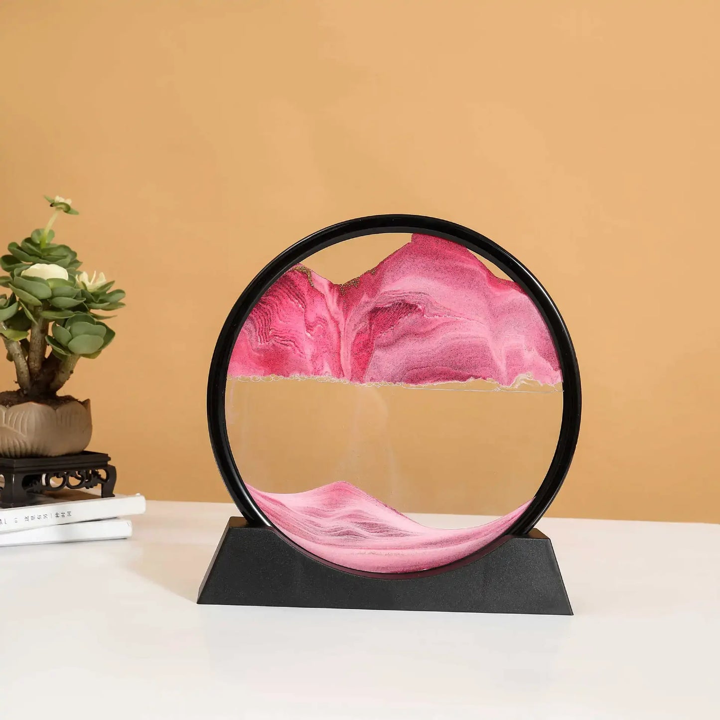 Deep Sea Moving Sand Art Glass Picture