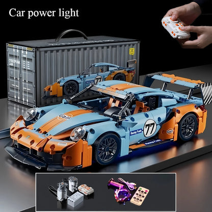 Technical Racing Sport Car Building Blocks