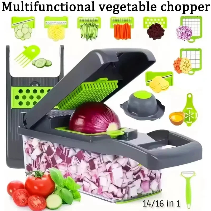 Multi-function Vegetable Chopper Slicer & Dicer Set