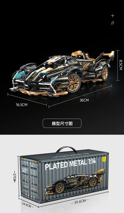 Black V12 Block  Roadster building block