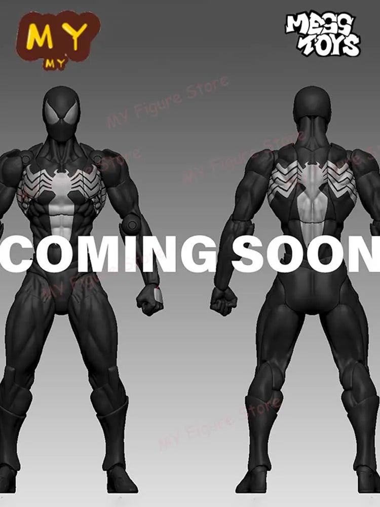 Spiderman Figure Black Suit Action Figure