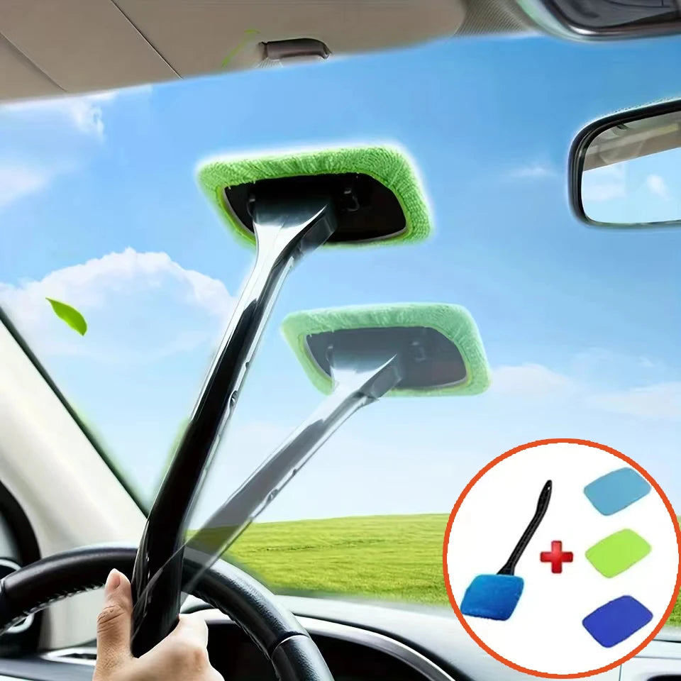 Interior Windshield Cleaning Brush Kit