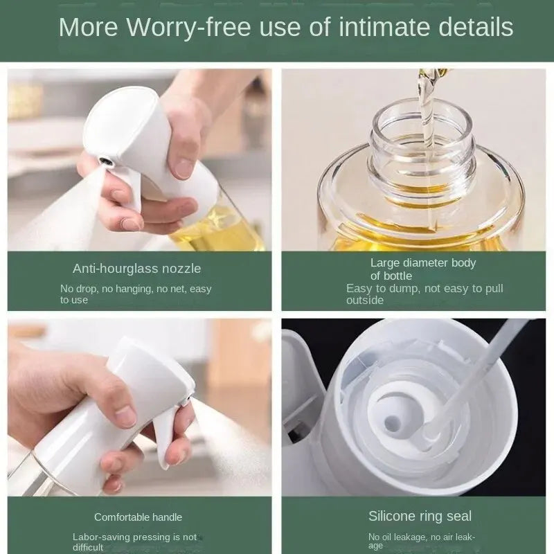 Refillable Olive Oil Mist Sprayer for Air Fryer & Cooking