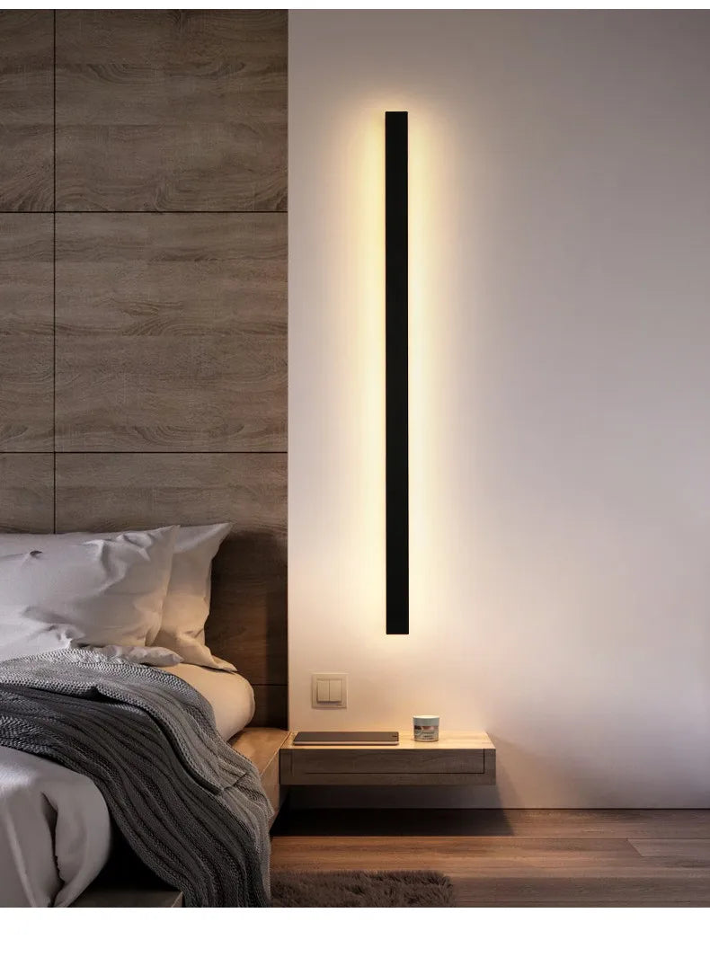 LED strip background wall lamp