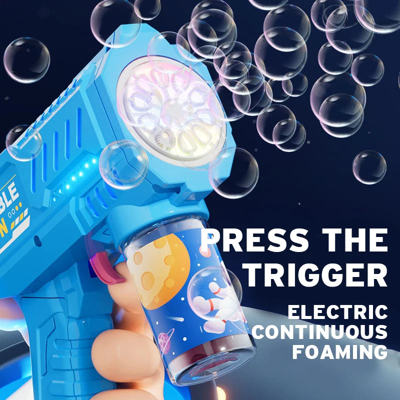 Automatic Space Bubble Blowing Toy