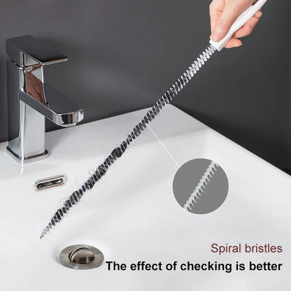 Flexible Drain Clog Remover & Sink Cleaning Brush