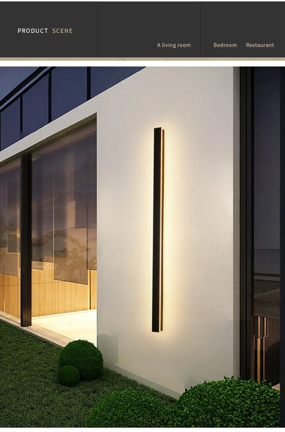 LED strip background wall lamp