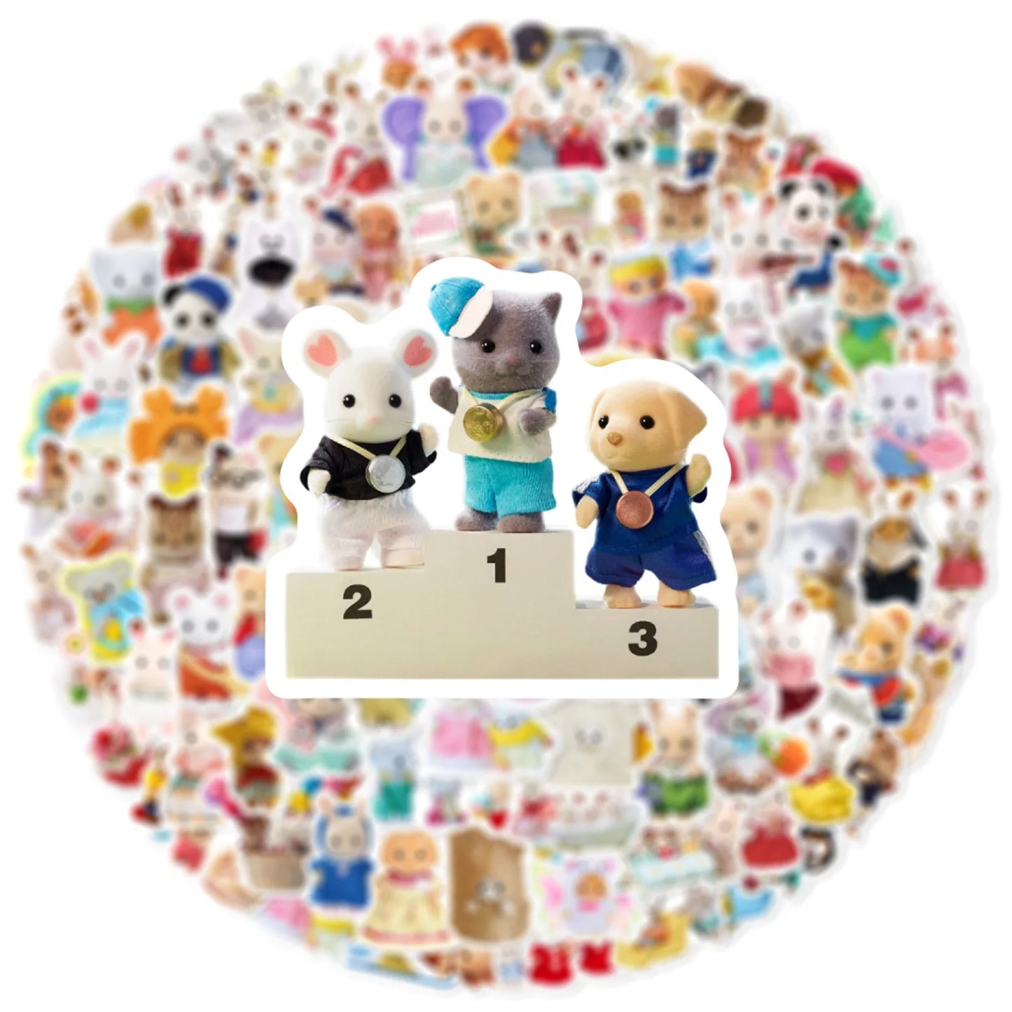 DIY Calico Critters Stickers