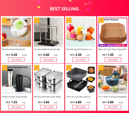 Manual Salad Spinner & Vegetable Dehydrator with Drain Basket