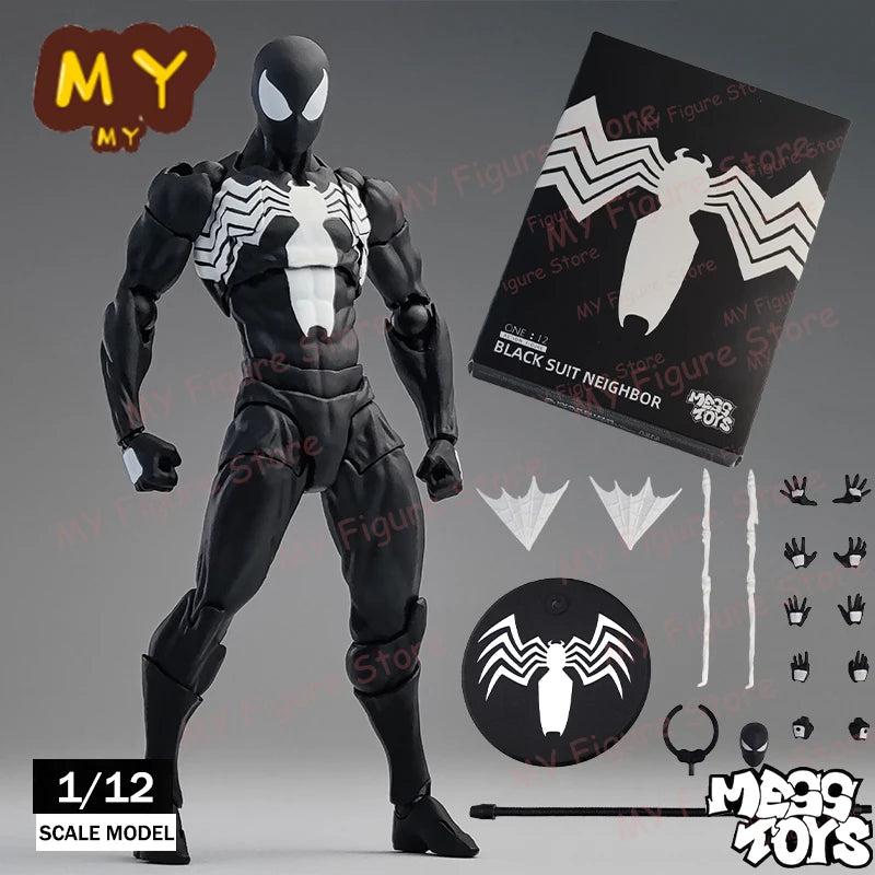 Spiderman Figure Black Suit Action Figure