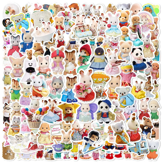 DIY Calico Critters Stickers
