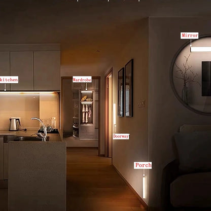 Wireless LED Motion Sensor Light for Cabinet & Stairs