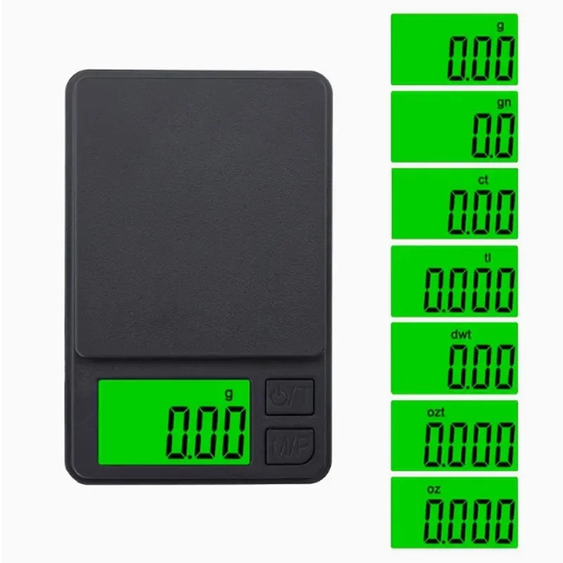 Precision Digital Pocket Scale 1000g – Backlit LCD, Travel Size