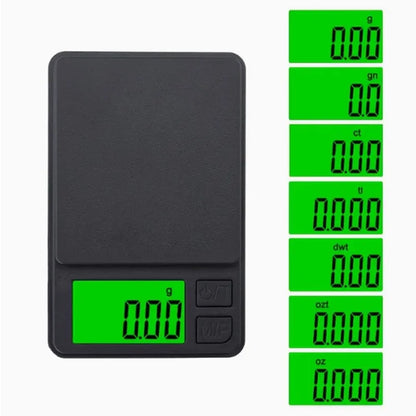 Precision Digital Pocket Scale 1000g – Backlit LCD, Travel Size