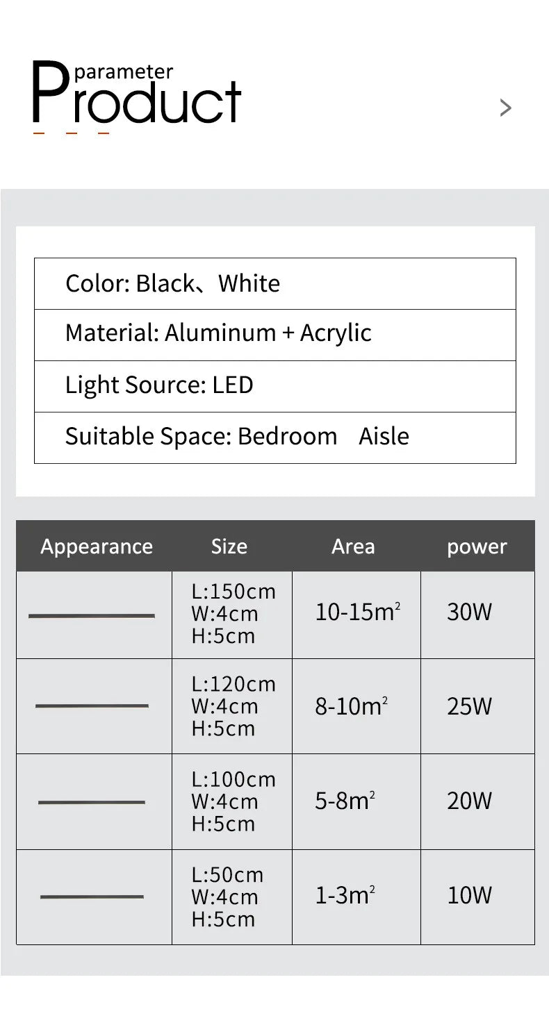 Modern Nordic LED Ceiling Light