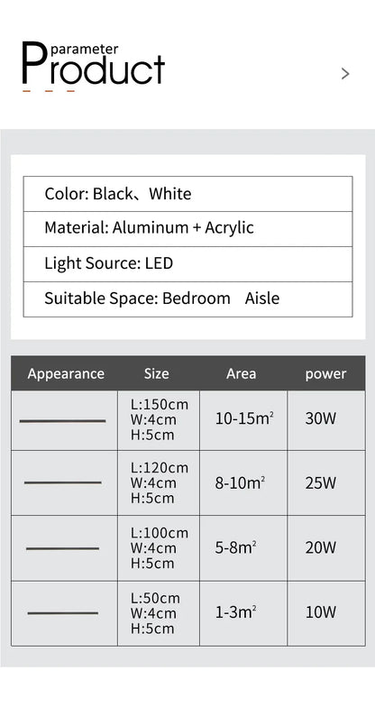 Modern Nordic LED Ceiling Light