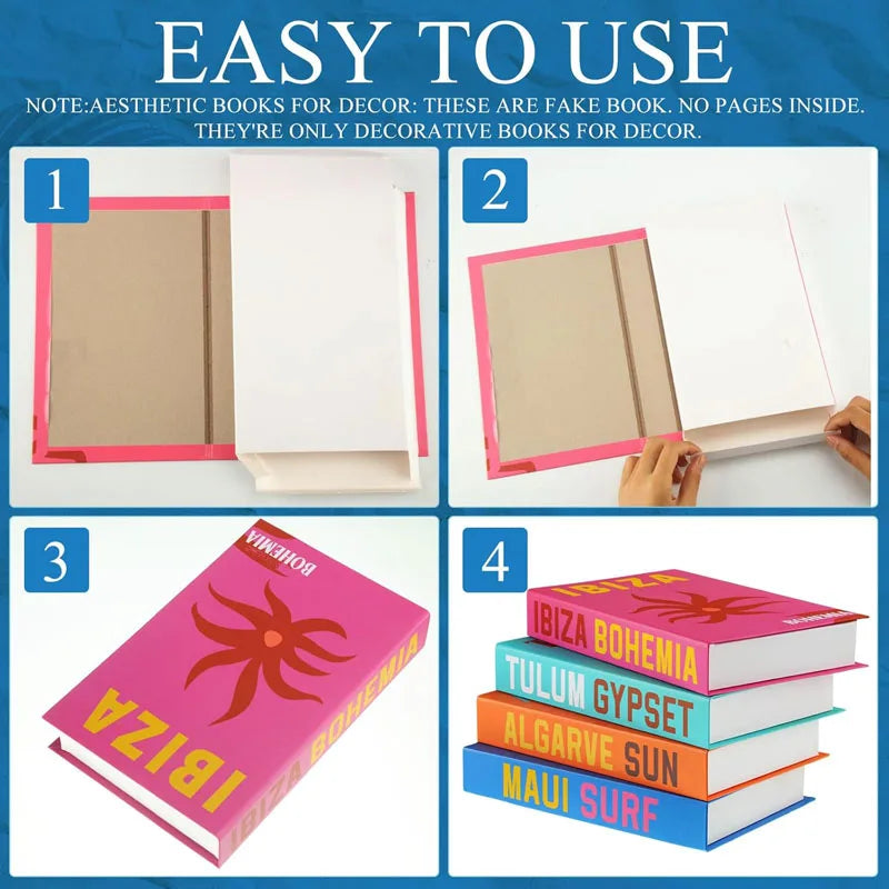 Luxury Decorative Book Box Set