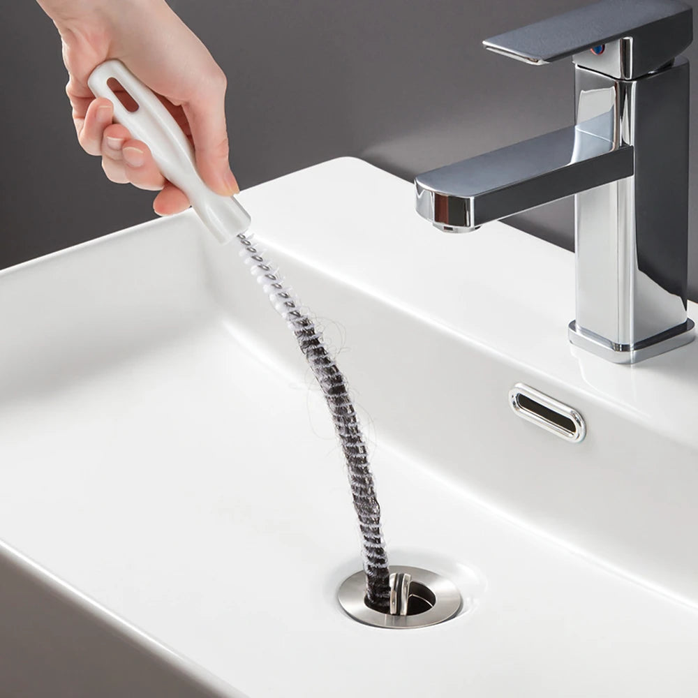 Flexible Drain Clog Remover & Sink Cleaning Brush