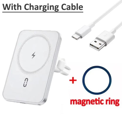 Magnetic Car Phone Holder & 30W MagSafe Wireless Charger