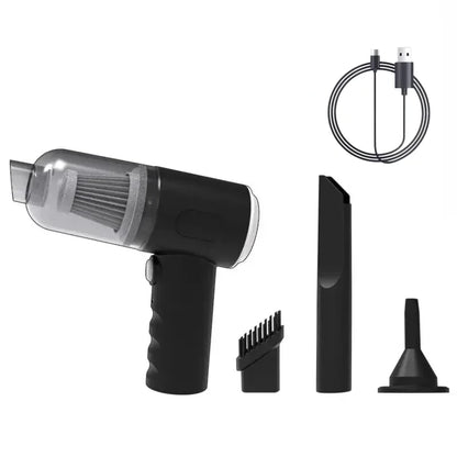 9000Pa Wireless Car Vacuum Cleaner – Wet & Dry, USB Rechargeable